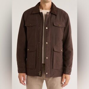 RAINFOREST Men's Dark Brown Insulated Barn Jacket